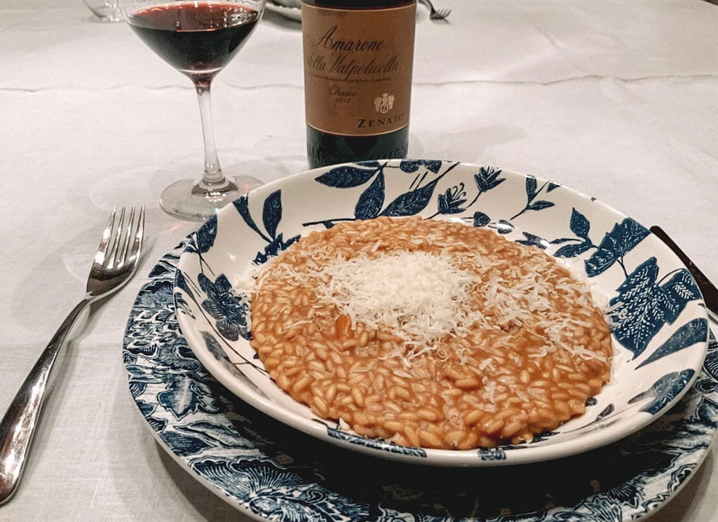Abbinamento gastronomico Zenato: L’anima di Lugana e Valpolicella, tra tradizione e innovazione Abbinamento enogastronomico Risotto allAmarone e Zucca
