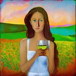 Est Est Est 3 beve vino est est est ragazza vino bianco