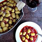 Gnocchi alla romagnola al Sangiovese 3 gnocchi alla romagnola al sangiovese