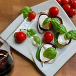 Insalata Caprese e il vino 4 caprese e il vino