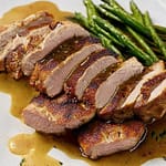 Filetto di maiale in padella al vino bianco 7 filetto di maiale in vino bianco