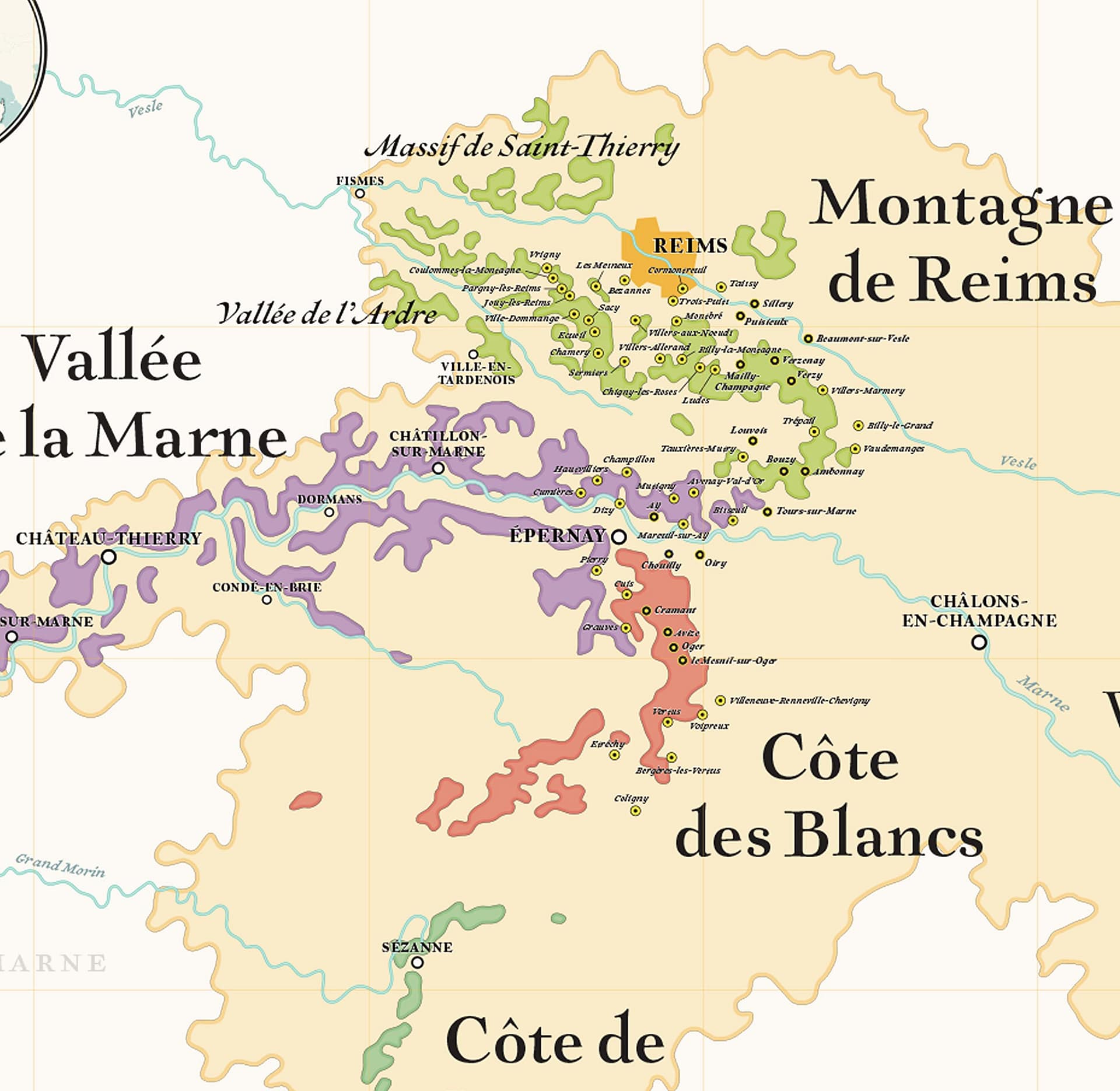 Blog 39 Mappa dei vini della Champagne