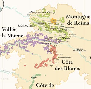 Home 13 Mappa dei vini della Champagne