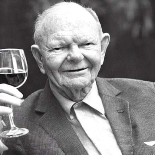 wilbur smith drink wine beve vino