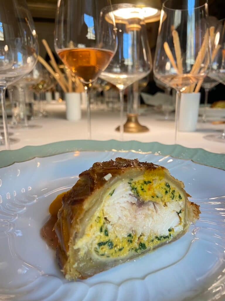 Abbinamento gastronomico 5 Eccezionali Champagne Billecart-Salmon: Storie di Bollicine Prestigiosi Il Morbido di zucca trota marinata e semi croccanti incontra Billecart Salmon Vintage 2013