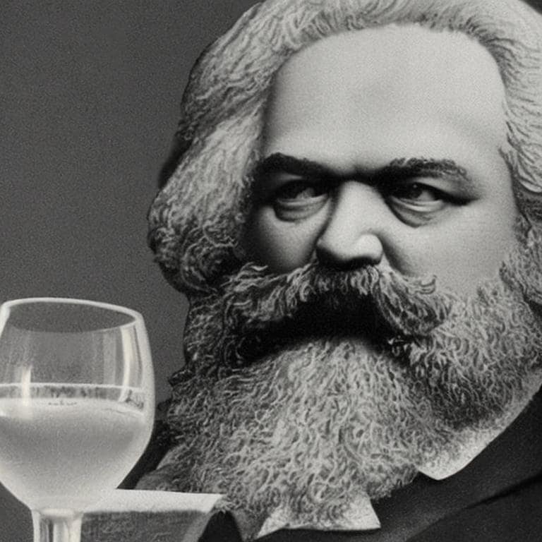 Storia Del Vino 56 karl marx drink wine