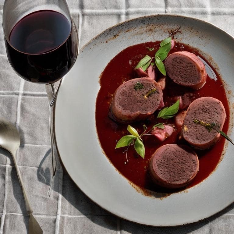 Storia Del Vino 47 crostoni with valtellina style cotechino in red wine