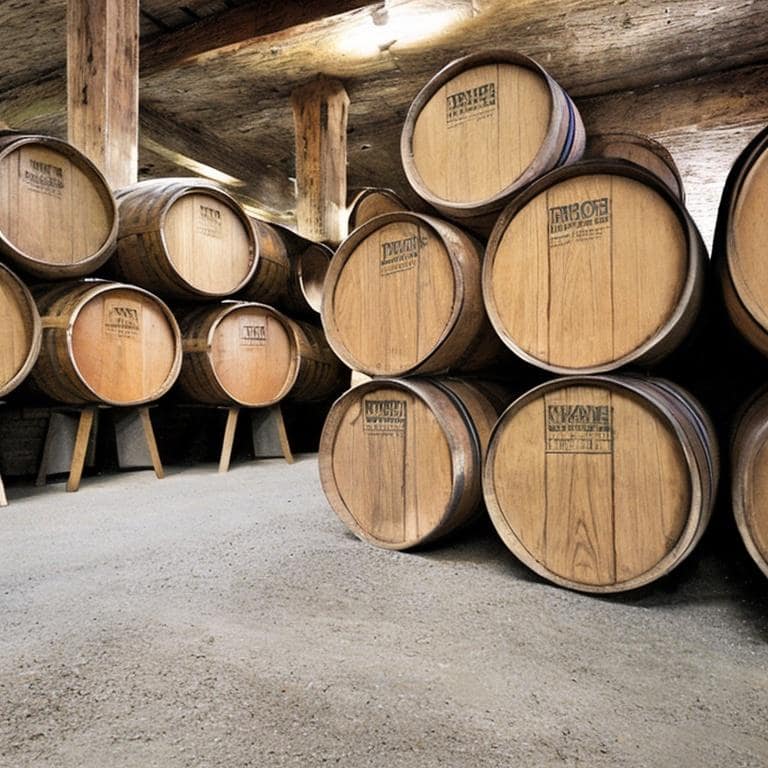 Storia Del Vino 55 oak barrels botti di rovere