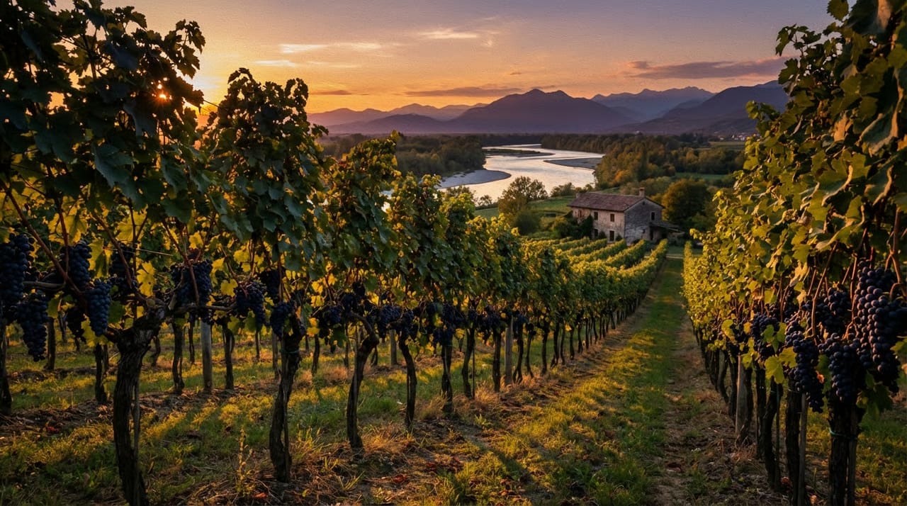 I 7 Segreti Incredibili del Cabernet del Piave: Un Viaggio Sensoriale Unico 1 filari di vite cabernet